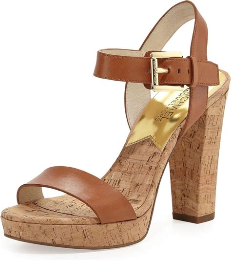 michael kors leather sandal|michael kors genuine leather sandals.